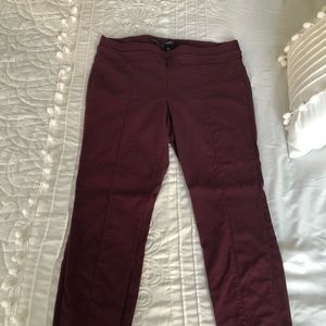Burgundy Vera Wang pants